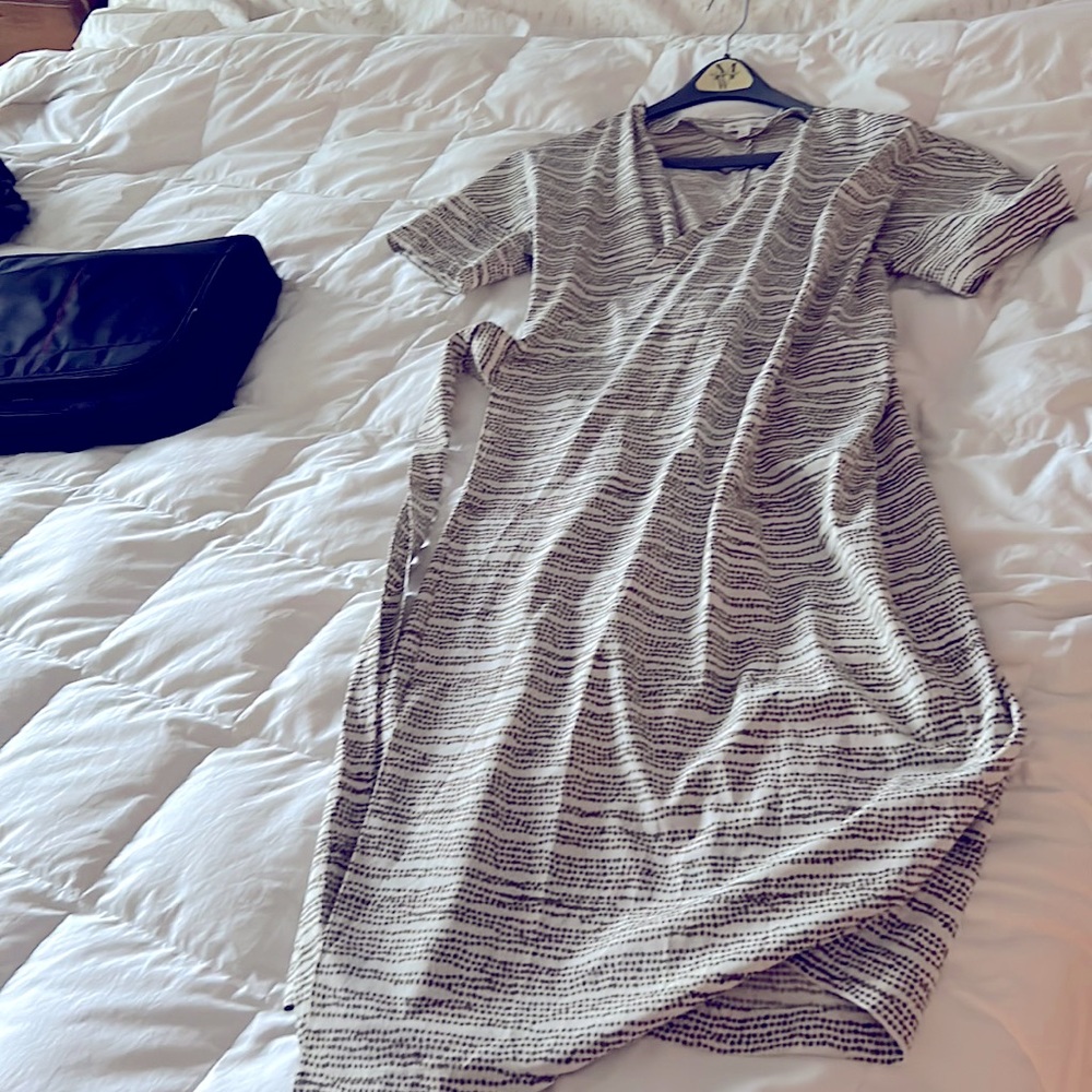 PROGUE V-Neck Midi Wrap Dress L